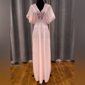 Vintage pink nightgown loungewear